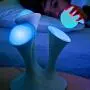 HCBY Glowing Nightlight Lamp, Removable Glow Balls,Energy-Saving Switch Induction Mushroom lamp,Modern Table Lamp with 3 Warm Bulbs Creative Stylish Lamp for Living Room Bedroom Office Ideal Gift