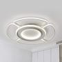 SUSUO LED Ceiling Light Blossom Design Ultrathin Acrylic Flush Mount Lighting Fixture for Living Room, Dining Room,Hallway,72W Cold White 6000K