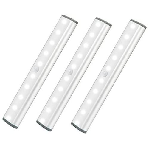 LED Motion Sensor Cabinet Light,Under Counter Closet Lighting, Wireless USB Rechargeable 10-LED Kitchen Lights,Battery Powered Operated Light, Stick On Lights for Wardrobe,Cabinet,Cupboard (3Pack) LED Motion Sensor Cabinet Light,Under Counter Closet Lighting, Wireless USB Rechargeable 10-LED Kitchen Lights,Battery Powered Operated Light, Stick On Lights for Wardrobe,Cabinet,Cupboard (3Pack)