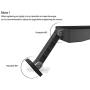 Solar Street Light Outdoor 48LEDs 900LM Waterproof IP65 4 Modes Emergency Light with PIR Motion Sensor, All-in-one Cordless Lamp, for Street Road Garden Yard Pathway