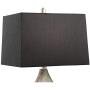 Marco Modern Table Lamps Set of 2 with Black Rectangular Shade for Living Room Family Bedroom Bedside Nightstand Office - Regency Hill