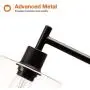 Addlon LED Floor Lamp, with Hanging Glass Lamp Shade and LED Bulb for Bedroom and Living Room, Modern Standing Industrial Lamp Tall Pole Lamp for Office, Classical Black Addlon LED Floor Lamp, with Hanging Glass Lamp Shade and LED Bulb for Bedroom and Living Room, Modern Standing Industrial Lamp Tall Pole Lamp for Office, Classical Black