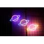 BeyonDecor LED Planet neon Signs for Wall Decoration Battery and USB Operated Aesthetic Room Decor neon Sign neon Lights for Kids Room, Bar, Living Room, Christmas, Party, Wedding, Halloween