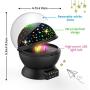 ATOPDREAM Night Light for Kids, Star Night Light Projector for Kids Rotating Light Projector for Kids Quiet Night Lights for Boys Age 2-10 Xmas Gifts for 2-10 Year Old Boys Stocking Stuffers Black