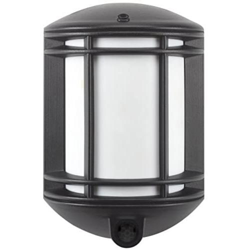 Its Exciting Lighting IEL-1300 Cambridge Battery Powered Motion Sensor LED Security Light, Black Finish