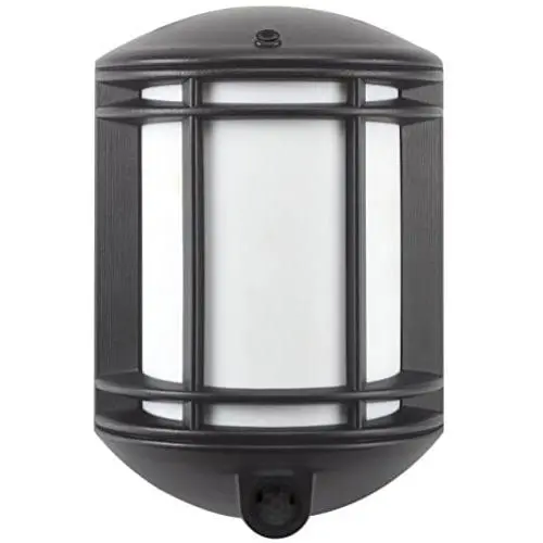 Its Exciting Lighting IEL-1300 Cambridge Battery Powered Motion Sensor LED Security Light, Black Finish