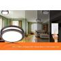 Cloudy Bay LED Flush Mount Ceiling Light,10 inch,17W(120W Equivalent) Dimmable 1050lm,3000K Warm White,Oil Rubbed Bronze Round Lighting Fixture for Kitchen,Hallway,Bathroom,Stairwell, ETL/JA8