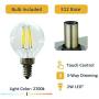 Nocolliny Modern Dimmable Touch LED Brass Table Lamp for Bedroom, Living Room