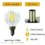 Nocolliny Modern Dimmable Touch LED Brass Table Lamp for Bedroom, Living Room