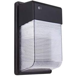 JJC LED Wall Pack Light with Photocell,28W(150-250W Replacement),2800LM 5000K-Daylight Dusk to Dawn LED Outdoor Lighting,100-277V ETL Listed&DLC Certified 5-Year Warranty Outdoor Security Lights