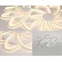 LAKIQ Modern LED Flush Mount Ceiling Light Fixture Flower-Shaped Acrylic LED Chandelier Ceiling Light Living Room Close to Ceiling Lighting for Bedroom Dining Room(5 Lights, White Light)