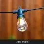 Brightech Ambience Pro - Waterproof, Solar Powered Outdoor String Lights - 27 Ft Vintage Edison Bulbs Create Bistro Ambience On Your Patio - Commercial Grade, Shatterproof - 1W LED, Soft White Light Brightech Ambience Pro - Waterproof, Solar Powered Outdoor String Lights - 27 Ft Vintage Edison Bulbs Create Bistro Ambience On Your Patio - Commercial Grade, Shatterproof - 1W LED, Soft White Light