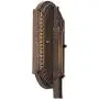 Bellagio Outdoor Wall Light Fixture Bronze 21'' Hammered Glass Sconce for House Deck Patio - John Timberland