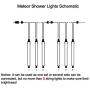 Kwaiffeo Falling Rain Lights Meteor Shower Lights, Christmas Lights Outdoor 12 inch 8 Tube 192 LED Cascading Icicle String Lights for Christmas Tree Halloween Decoration Wedding Party Holiday, Blue