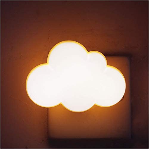 AUSAYE Sensor LED Night Light Plug-in Night Lights for Kids Adults Dream Bed Lamp Wall Cloud NightLight