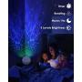 Star Projector, Night Light Projector with Moon Mode, Timer Adjustable Nebula Ocean Wave Projector, Galaxy Lamp with LED Nebula Cloud for Kids Gifts, Galaxy Projector for Bedroom Adults