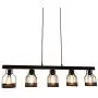 OYIPRO Industrial Kitchen Island Light, 5 Lights Pendant Light Metal Wire Cage Hanging Lamp Rustic Ceiling Light Fixture E26 Socket
