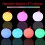 SUSSURRO Silicone Night Light for Kids, Portable Color Changing Glow Led Cute Snowman Lamp Soft Touch Light for Bedroom(Smile Snowman)