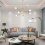 Brushed Gold Modern Sputnik Chandeliers 6 Lighting bewamf, Palacelantern Mid Century Vintage Brass Light Fixture Ceiling