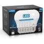 Great Eagle 100W Equivalent LED Light Bulb 1500 Lumens A19 4000K Cool White Non-Dimmable 15-Watt UL Listed (6-Pack)