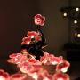 Flower String Lights for Kids Bedroom HuTools Pink Cherry Blossom String Lights 10Ft 30 LED Battery Powered String Lights for Nursery Baby Room Decor