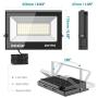 Ustellar Led Flood Lights 80w 1 Pack Led Lights Outdoor Bright 8000LM Security Lighting IP66 Waterproof 5000K Daylight White Exterior House Floodlights Fixture Outside Led Yard Backyard Garage Porch