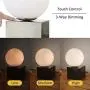 Nocolliny Modern Dimmable Touch LED Brass Table Lamp for Bedroom, Living Room