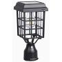 Kemeco ST4329Q-A LED Cast Aluminum Solar Post Light Cap Light Patio Lighting for Outdoor Garden Post Pole Mount Deck