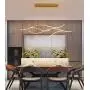 WnLit Antlers Soft Chandeliers, Elegant dimmable LED Ceiling Lights, Living Room Dining Table and bar Decoration Lights, Lighting lampshade Pendant 98-240V,Gold,2heads WnLit Antlers Soft Chandeliers, Elegant dimmable LED Ceiling Lights, Living Room Dining Table and bar Decoration Lights, Lighting lampshade Pendant 98-240V,Gold,2heads