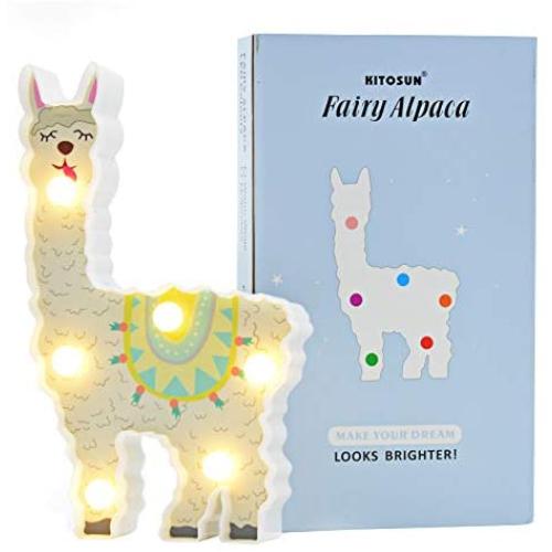 STARTECO Unicorn LED Light Party Supplies Kids Llama Light Battery Operated LED Night Light Wall Living Room,Bedroom,Home, Christmas,Party as Kids Gift (Cute Llama)