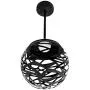 Dream Lighting 12volt DC LED Pendant Light with Globe for RV Automotive Kitchen Island, Dining Room, Hanging Ceiling Light Fixture for Indoor Decoration - Matte Black Finish, 3500K