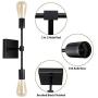 JHLBYL Bathroom Vanity Light 2-Light Wall Sconce Brushed Black Classic Mid Century Wall Lamp Wall Light for Bathroom Modern Dining Room Living Room JHLBYL Bathroom Vanity Light 2-Light Wall Sconce Brushed Black Classic Mid Century Wall Lamp Wall Light for Bathroom Modern Dining Room Living Room