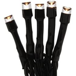 Festive Christmas String Lights, Battery Operated Timer LED, Warm White, 100 bulbs