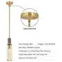 MOTINI Mini Pendant Light Industrial Ceiling Pendant Lighting Gold for Kitchen Island Living Room Dining Room, UL Listed(Bulb Included) MOTINI Mini Pendant Light Industrial Ceiling Pendant Lighting Gold for Kitchen Island Living Room Dining Room, UL Listed(Bulb Included)