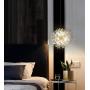 Dellemade DD00861 Plug in Sputnik Chandelier 8-Light Golden Luxurious Pendant Light for Bedroom, Living Room, Dining Room