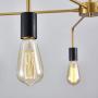 Saint Mossi Chandeliers 5 Lights Modern Pendant Lighting Vintage Ceiling Light Fixture, Brass