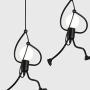 Mobestech Led Pendant Light Creative Cartoon Wrought Iron Ceiling Light Decorative Hanging Lamp for Dining Room Home Bedroom Living Room Cafe Bar