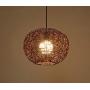 LAKIQ Farmhouse Globe Single Pendant Light Creative Rattan Kitchen Island Lighting Modern Hanging Ceiling Pendant Lights for Dining Room Living Room Restaurant Stores(Brown,8) LAKIQ Farmhouse Globe Single Pendant Light Creative Rattan Kitchen Island Lighting Modern Hanging Ceiling Pendant Lights for Dining Room Living Room Restaurant Stores(Brown,8)