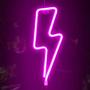 Funpeny Christmas LED Neon Decorative Light, Neon Sign Shaped Decor Light, Lightning Shape Indoor Decor for Christmas Decoration, Living Room, Birthday Party, Wedding Party