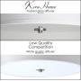 Kira Home Walker 20'' Large Mid-Century Modern 3-Light Flush Mount Ceiling Light, White Fabric Shade + Round Glass Diffuser, Brushed Nickel Finish