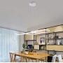 LAKIQ Modern Dimmable LED Hanging Chandelier Pendant Light Fixture Remote Control Dining Room LED Island Lighting for Living Room Bedroom(White, 23.5’’, Stepless Dimming)