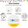 Siyoo Fairy Lights Plug in, 100 LED String Lights USB Powered 8 Modes with Remote Control Waterproof Lights for Indoor Outdoor Wedding Party Bedroom Patio Christmas Tree Garden (2 Pack, Multicolor)