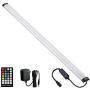 LAIFUNI Dimmable Under Cabinet Lighting, RGB LED Light Bar, RF Remote Control Lamp, Multicolor Under Counter Lights for Desk, Room, Cupboard, Hallway, Shelf, Closet (24 Inch)