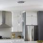 Effimero Multi Pendant Lighting for Kitchen Island | Brushed Nickel Chandelier Cluster Pendant 3 Light Fixture LL-C43-1BN