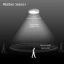 TOOWELL Motion Sensor Ceiling Light Battery Operated Indoor/Outdoor LED Ceiling Lights for Hallway Laundry Stairs Garage Bathroom 300LM White Photocell Sensor ON/Off Upgrade