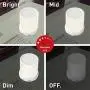 Macally LED Desk, Nightstand & Bedside Lamp with USB Port (4 High Powered Ports) | 3 Level Brightness Touch Sensor Control | Charging Lamp with Dimmable Warm White Light (LAMPCHARGE)