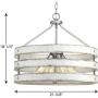 Progress Lighting P500023-141 Gulliver Four-Light Pendant, Galvanized Finish Progress Lighting P500023-141 Gulliver Four-Light Pendant, Galvanized Finish