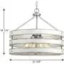 Progress Lighting P500023-141 Gulliver Four-Light Pendant, Galvanized Finish