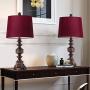 Oneach Melinda Traditional Table Lamps Set of 2 Vintage Desk Lamp for Living Room Bedroom Study 24.5'' Oil Rubbed Bronze