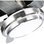 Modern Ceiling Fan With LED light 5 ABS Blades Remote Control For Indoor Living Room Bedroom (56 Inch)